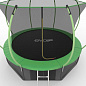 Батут с внутренней сеткой Evo Jump Internal 12ft Green с нижней сетью