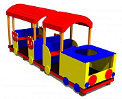 игровой макет веселый паровозик cки 125 для детских площадок 