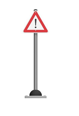 Дорожный знак Romana Внимание опасность 057.96.00-03 для детской площадки