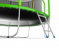 Батут с внутренней сеткой Evo Jump Cosmo 12ft Green