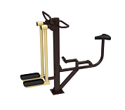 уличный тренажер sport-fora велосипед-хипс yt84 для спортивной площадки