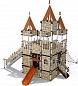 Детский городок Замок Иф Vector ДГ022.00.10 для игровой площадки 7-12 лет