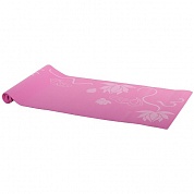 коврик для фитнеса alonsa 224с009 pvc розовый с принтом