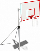стойка с баскетбольным щитом фк065.00 для уличных спортивных площадок