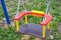 Сидение для качелей со спинкой и цепями К045 для детских площадок