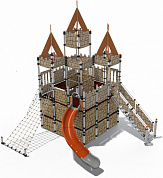 детский городок замок иф vector дг022.00.10 для игровой площадки 7-12 лет