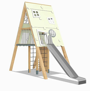 детский комплекс шалаши вст 3505/1 для уличной площадки