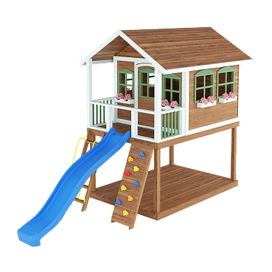 детский деревянный домик максон вилла 2