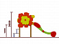 Горка Аленький цветочек 08305 для детской площадки