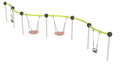 Качели Romana Змейка 108.72.00 для детской площадки