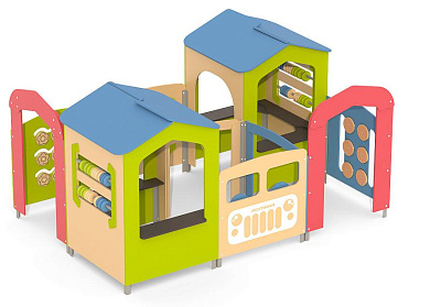 Игровой домик-лабиринт Romana Лабиринт 6 111.30.02 для детских площадок