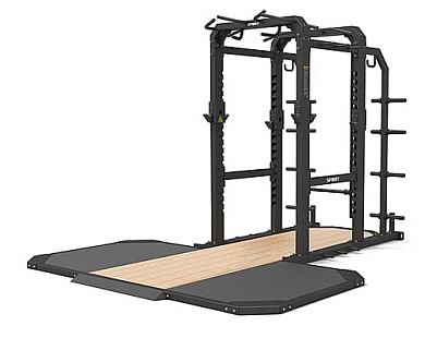 силовая рама spirit sp-4203-p с помостом для тренировок