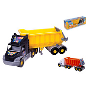 автомобиль грузовик тягач giga trailer f4 zarin toys