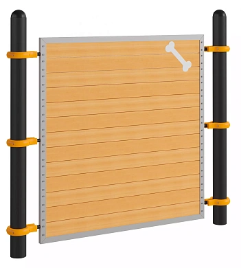 барьер тс.п001 1600 для собачьих площадок