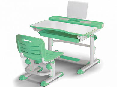 комплект мебели столик + стульчик mealux bd-04 new столешница белая