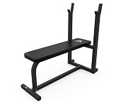 скамья dfc homegym d306 со стойками под штангу 