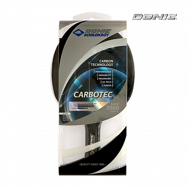 ракетка для настольного тенниса donic carbotec 3000 (758214)