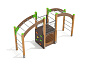 Спортивный комплекс H24.09307 для детской спортивной площадки