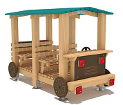 игровой элемент автобус для детской площадки
