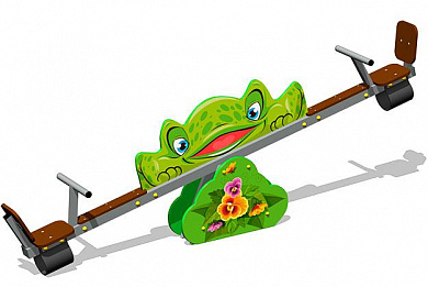 качалка-балансир лягушка у1 кч088 для детской площадки