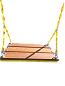 Детские качели Хит на цепях без спинки