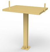 стол для армреслинга sport-fora yt104 на профиле для спортивной площадки