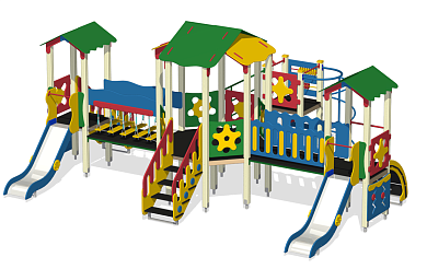 игровой комплекс ик-129 для детской площадки