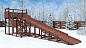 Деревянная зимняя горка ForestKids Winter W8 скат 8 метров