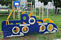 Лабиринт детский Подводная лодка СЭ097 для спортивной площадки