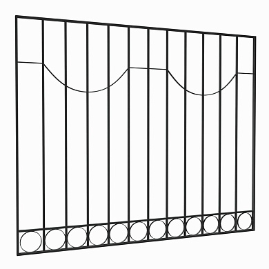 секция забора зр-05 17005 для уличной площадки