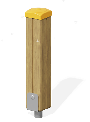 столб для газонного ограждения мф-76 для детской площадки