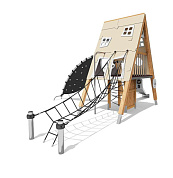 детский комплекс шалаши вст 3501 для уличной площадки