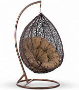 подвесное кресло афина-мебель afm-219a brown