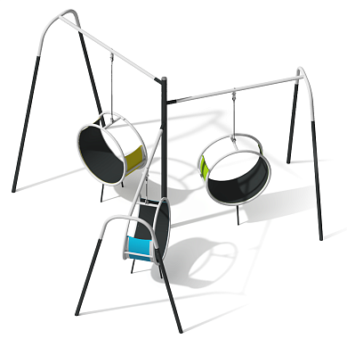 парковые качели место встречи кч-42 для скверов и зон отдыха