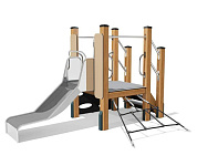 детский игровой комплекс  вст 5806/1 для уличной площадки