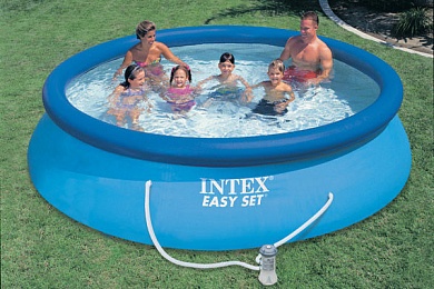 Бассейн Intex Easy Set 28158, 457х84см, 9792л, фильтр-насос 2006л/ч