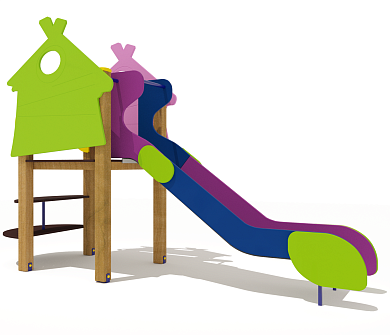 горка избушка 08106.24 h=650 для детской площадки