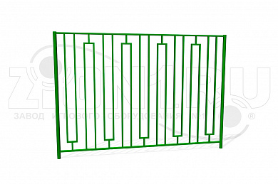 Забор металлический ОЗ-7 ОЗ002 для уличной площадки