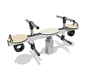 балансир двойной тип 3 вст 5843 для детской площадки