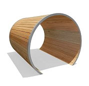 тоннель деревянный вст 9713 для уличной площадки