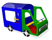 игровой макет фургон cки 073 для детских площадок 