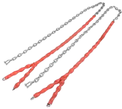 комплект цепей хит 1,8 м с оплеткой для качелей