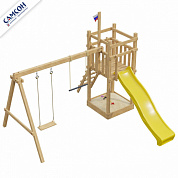 детский деревянный комплекс самсон 1.0-й элемент без покрытия