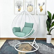 подвесное кресло afm-168a-l white/green