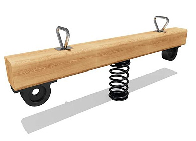 качалка-балансир на пружине вст 5847/3 для детской площадки