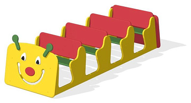 игровой макет гусеничка ски 201 для детских площадок