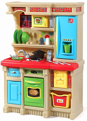 детская игровая кухня step2 радуга 834800
