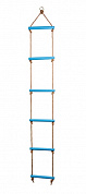 лестница веревочная babygrad 6 ступеней с пластиковыми перекладинами
