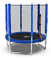 Батут DFC Trampoline Fitness с сеткой 5FT синий