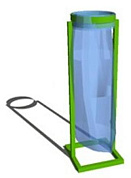 стойка для мусора антитеррор скп001 под пакет 100-120 литров